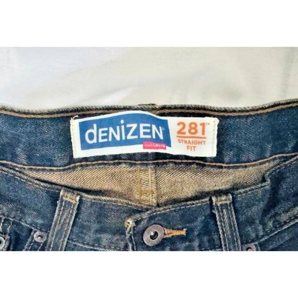Denizen From Levi’s Jeans Men’s 281 Straight Fit Medium Wash Denim Blue 30Wx30L